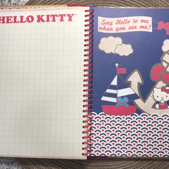 Hello Kitty Journal with Pen Sailor Anchor Travel - Picture 12 of 12
